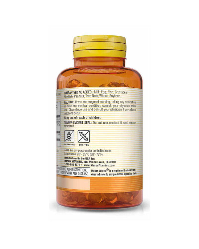 Лютеин 6мг, Lutein, Mason Natural, 60 гелевых капсул