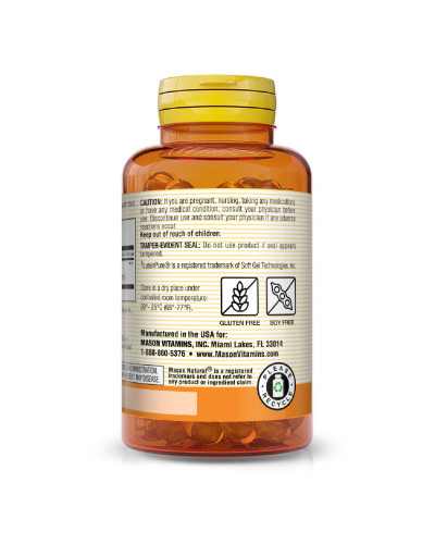 Лютеин 20мг, Lutein, Mason Natural, 30 гелевых капсул