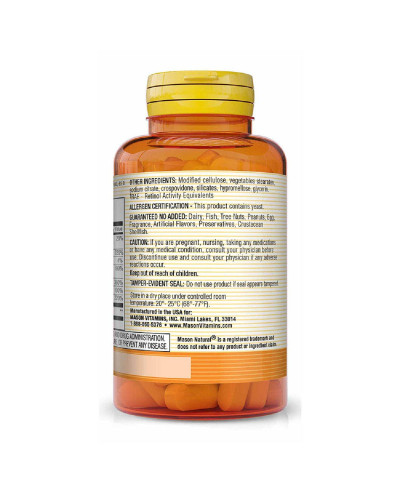 Витамины для глаз с лютеином, Vision Vitamins Plus Lutein, Mason Natural, 60 таблеток
