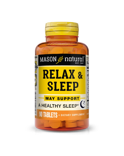 Комплекс для расслабления и здорового сна, Relax and Sleep, Mason Natural, 90 таблеток