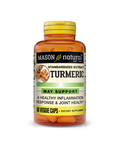 Куркума, Turmeric, Mason Natural, 60 вегетаріанських капсул