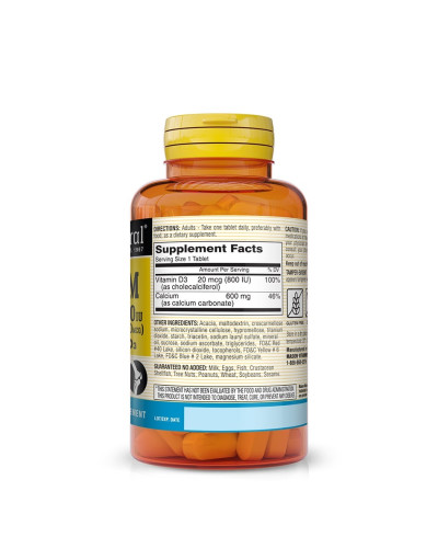 Кальцій 600 мг з Вітаміном D3 800 МО, Calcium 600 mg з Vitamin D3 800 IU, Mason Natural, 60 таблеток Кальцій 600 мг з Вітаміном D3 800 МО, Calcium 600 mg з Vitamin D3 800 IU, Mason Natural, 60 таблеток