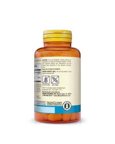Кальцій 600 мг та Вітамін D3 800 МО, Calcium 600 mg з Vitamin D3 800 IU, Mason Natural, 100 таблеток