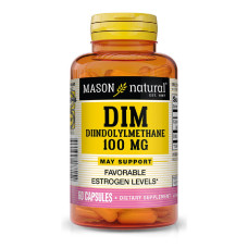 Дииндолилметан 100мг, DIM Diindolylmethane, Mason Natural, 60 капсул