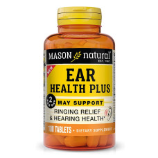 Уценка Здоровье ушей Ear Health Plus, Mason Natural, 100 таблеток (без упаковочной коробки)