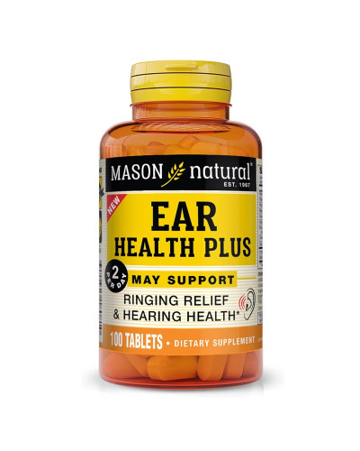 Уцінка Здоров'я вух Ear Health Plus, Mason Natural, 100 таблеток (без пакувальної коробки)