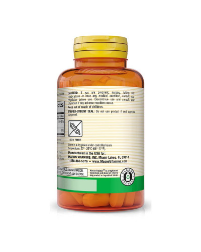 Вітамін C повільного вивільнення 500мг, Vitamin C Delayed Release, Mason Natural, 100 каплет