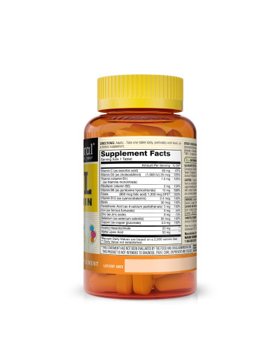 Мультивітаміни для нірок, Renal Multivitamin, Mason Natural, 100 каплет