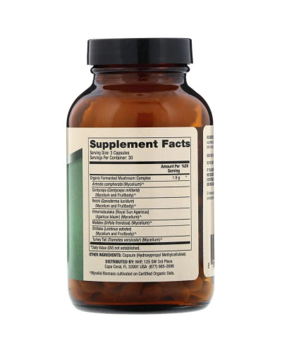 Комплекс ферментованих Грибов, Fermented Mushroom Complex, Dr. Mercola, 90 капсул Комплекс ферментованих Грибов, Fermented Mushroom Complex, Dr. Mercola, 90 капсул