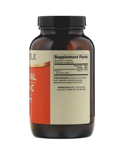 Витамин C в липосомах, 1000 мг, Liposomal Vitamin C, Dr. Mercola, 180 капсул