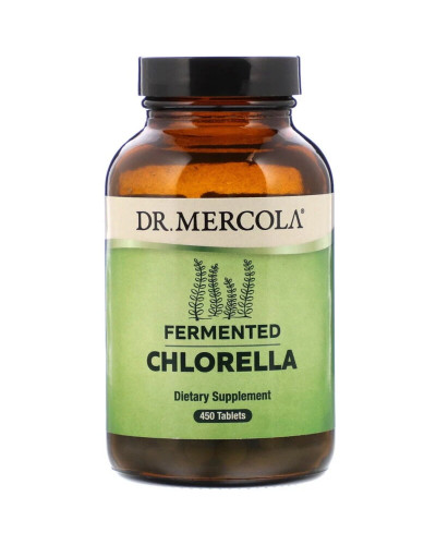 Ферментированная Хлорелла, Fermented Chlorella, Dr. Mercola, 450 таблеток