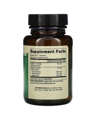 Ферментированные ростки Брокколи, Fermented Broccoli Sprouts, Dr. Mercola, 30 капсул