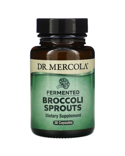 Ферментированные ростки Брокколи, Fermented Broccoli Sprouts, Dr. Mercola, 30 капсул
