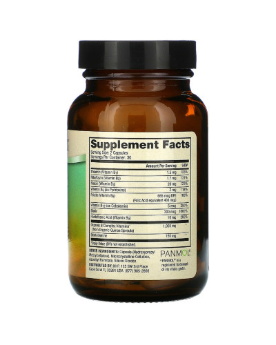 Комплекс Вітамінів B з бенфотіаміном, Vitamin B Complex with Benfotiamine, Dr. Mercola, 60 капсул