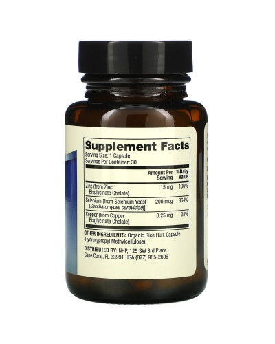 Цинк та Селен, Zinc plus Selenium, Dr. Mercola, 30 капсул