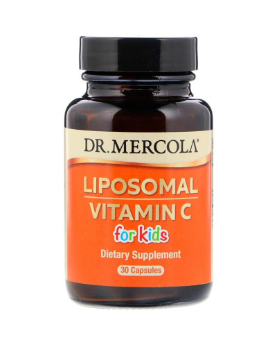 Витамин C для детей в липосомах, Liposomal Vitamin C for Kids, Dr. Mercola, 30 капсул