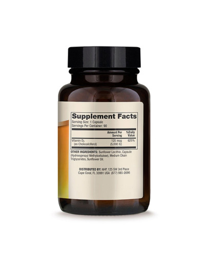 Вітамін D3 Ліпосомальний, 5000 МО, Liposomal Vitamin D3, Dr. Mercola, 90 капсул