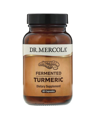 Куркума Ферментована, Fermented Turmeric, Dr. Mercola, 60 капсул