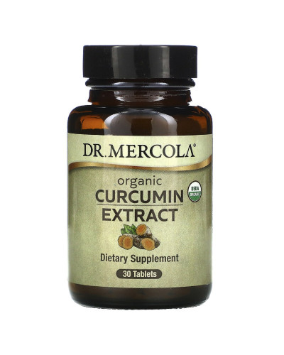 Куркумін органічний екстракт, Organic Curcumin Extract, Dr. Mercola, 30 таблеток