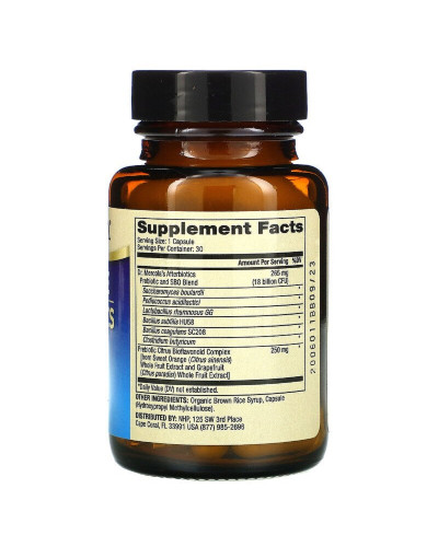 Комплексні афтербіотики, 18 млрд КУО, Complete Afterbiotics, Dr. Mercola, 30 капсул