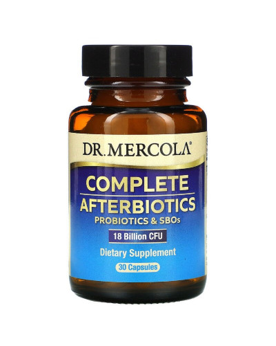 Комплексні афтербіотики, 18 млрд КУО, Complete Afterbiotics, Dr. Mercola, 30 капсул