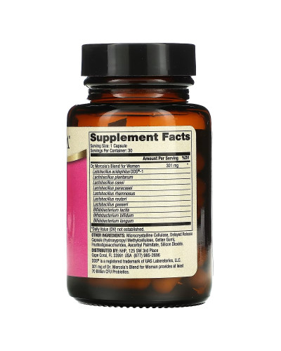 Повноцінні пробіотики для жінок, 70 мільярдів КУО, Complete Probiotics for Women, 70 Billion CFU, Dr. Mercola, 30 капсул