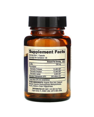 Ферменти жовчного міхура, Gallbladder Enzymes, Dr. Mercola, 30 капсул