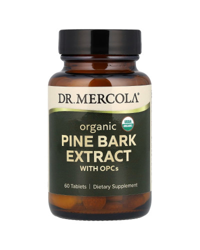 Органический экстракт сосновой коры из ОРС, Pine Bark Extract with OPCs, Dr. Mercola, 60 таблеток