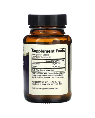 Ферменты серрапептазы, Serrapeptase Enzymes, Dr. Mercola, 60 капсул Ферменты серрапептазы, Serrapeptase Enzymes, Dr. Mercola, 60 капсул