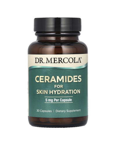 Кераміди для зволоження шкіри, 5мг, Ceramides For Skin Hydration, Dr. Mercola, 30 капсул