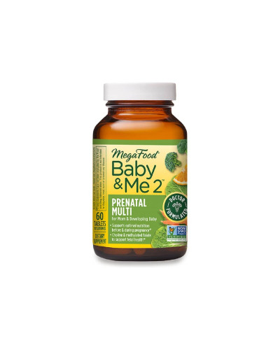 Витамины для беременных Baby & Me 2, MegaFood, 60 таблеток