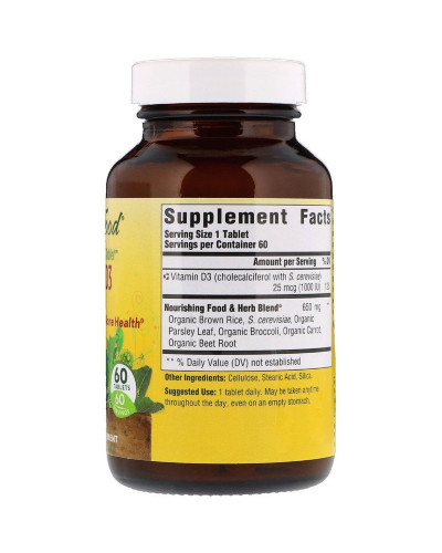 Вітамін D3 1000 IU, Vitamin D3, MegaFood, 60 таблеток Вітамін D3 1000 IU, Vitamin D3, MegaFood, 60 таблеток