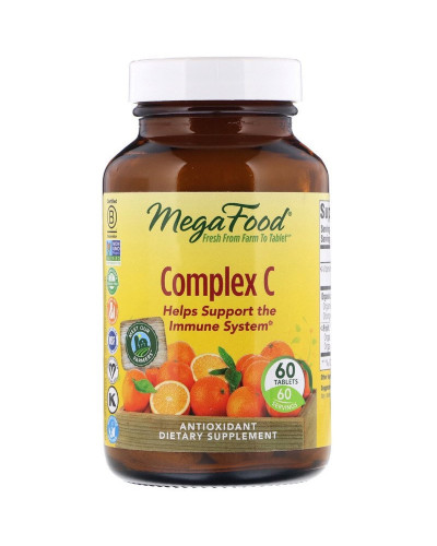 Комплекс вітаміну С, Complex C, MegaFood, 60 таблеток