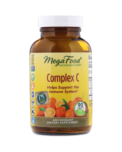 Комплекс вітаміну С, Complex C, MegaFood, 90 таблеток
