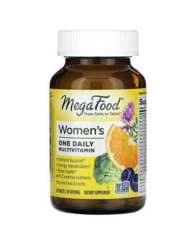 Мультивітаміни для жінок Women's One Daily MegaFood 60 таблеток