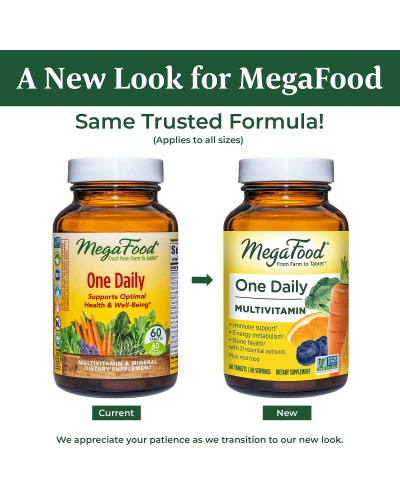Мультивітаміни One Daily, MegaFood, 60 таблеток
