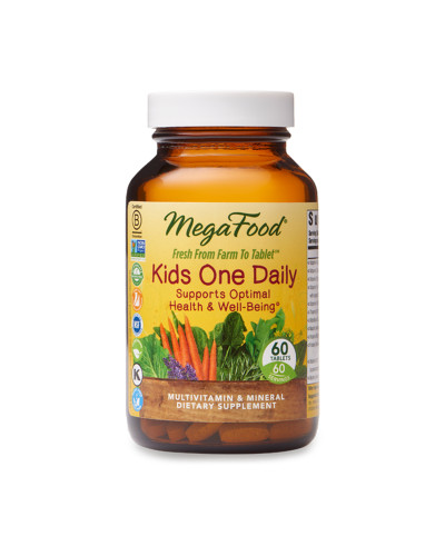 УЦІНКА Дитячі щоденні вітаміни Kids One Daily, MegaFood, 60 таблеток (тріщина на кришці)