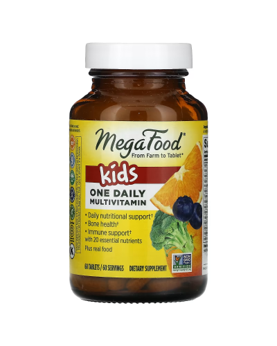 Детские ежедневные витамины Kids One Daily, MegaFood, 60 таблеток