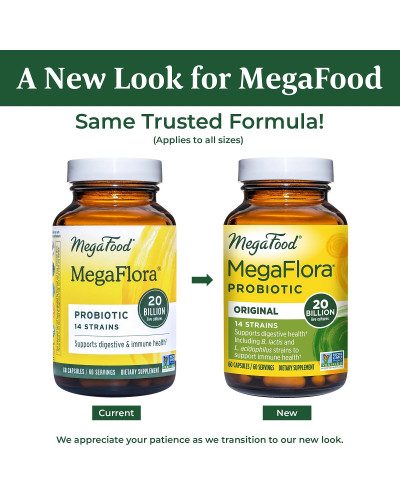 Пробіотик MegaFlora, MegaFood, 30 капсул