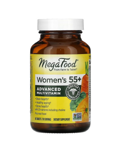 Мультивітаміни для жінок 40+, Multi for Women 40+, MegaFood, 120 таблеток Мультивітаміни для жінок 40+, Multi for Women 40+, MegaFood, 120 таблеток