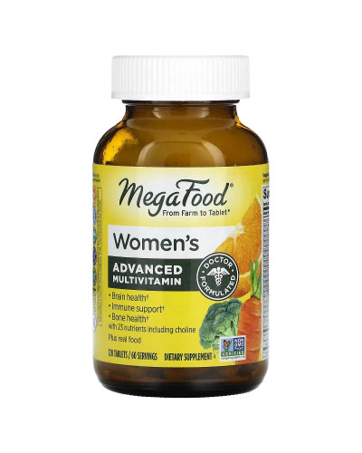 Мультивітаміни для Жінок, Multi for Women, MegaFood, 120 таблеток