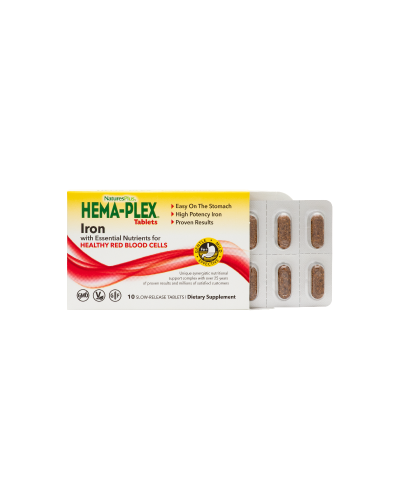 Комплекс Для Поддержания Оптимального Здоровья Крови, Natures Plus, Hema-Plex, 10 Вегетарианских Таблеток Длительного высвобождения Комплекс Для Поддержания Оптимального Здоровья Крови, Natures Plus, Hema-Plex, 10 Вегетарианских Таблеток Длительного высвобождения