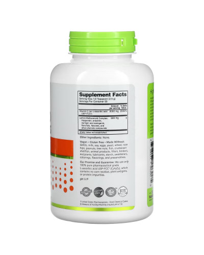 Аскорбиновая кислота с биофлавоноидами в порошке, Ascorbic Acid with Bioflavonoids, NutriBiotic, 227 гр Аскорбиновая кислота с биофлавоноидами в порошке, Ascorbic Acid with Bioflavonoids, NutriBiotic, 227 гр