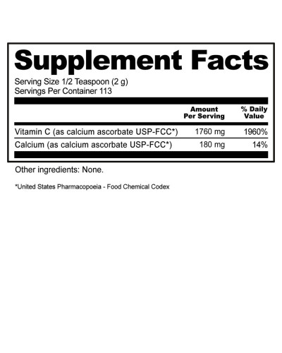 Аскорбат кальцію, Immunity, Calcium Ascorbate, NutriBiotic, 227 гр