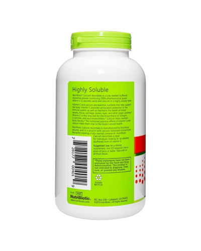 Аскорбат кальция, Immunity, Calcium Ascorbate, NutriBiotic, 454 гр