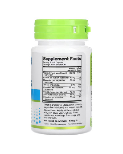Незамінні електроліти, Essential Electrolytes, NutriBiotic, 30 вегетаріанських капсул Незамінні електроліти, Essential Electrolytes, NutriBiotic, 30 вегетаріанських капсул