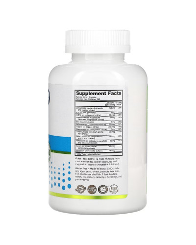 Мультиминералы, Essentials, Multi Mineral, NutriBiotic, 250 капсул
