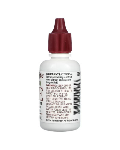 Экстракт семян грейпфрута высокой концентрации, Maximum GSE, Liquid Concentrate, NutriBiotic, 29,5 мл Экстракт семян грейпфрута высокой концентрации, Maximum GSE, Liquid Concentrate, NutriBiotic, 29,5 мл
