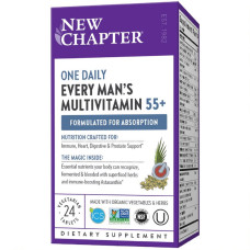 Ежедневные Мультивитамины для Мужчин 55+, Every Man's One Daily, New Chapter, 24 таблеток