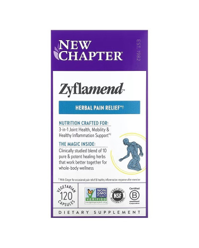 Противовоспалительный комплекс, Zyflamend, New Chapter, 120 вегетарианских капсул.